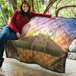 Mayan Civilization Print Quilt