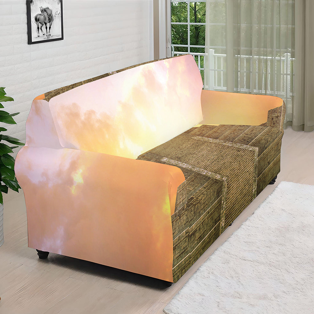 Mayan Civilization Print Sofa Cover