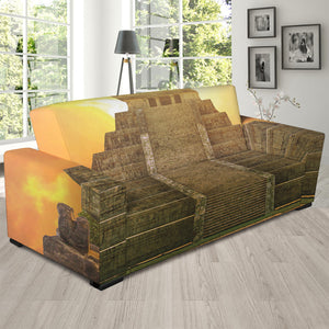 Mayan Civilization Print Sofa Slipcover