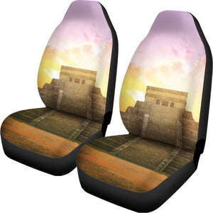 Mayan Civilization Print Universal Fit Car Seat Covers