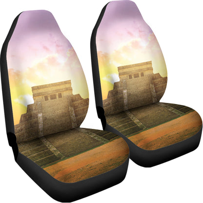 Mayan Civilization Print Universal Fit Car Seat Covers