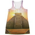 Mayan Civilization Print Women's Racerback Tank Top