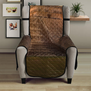 Mayan Pyramid Print Armchair Protector