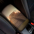 Mayan Pyramid Print Car Center Console Cover