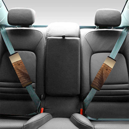 Mayan Pyramid Print Car Seat Belt Covers
