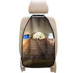 Mayan Pyramid Print Car Seat Organizers