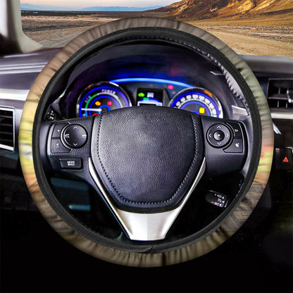 Mayan Pyramid Print Car Steering Wheel Cover