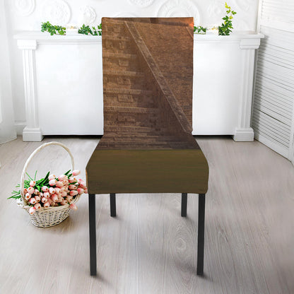 Mayan Pyramid Print Dining Chair Slipcover