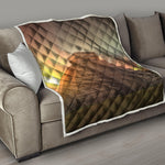 Mayan Pyramid Print Quilt