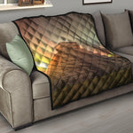 Mayan Pyramid Print Quilt