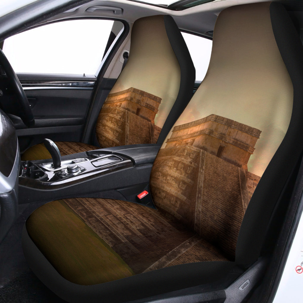 Mayan Pyramid Print Universal Fit Car Seat Covers