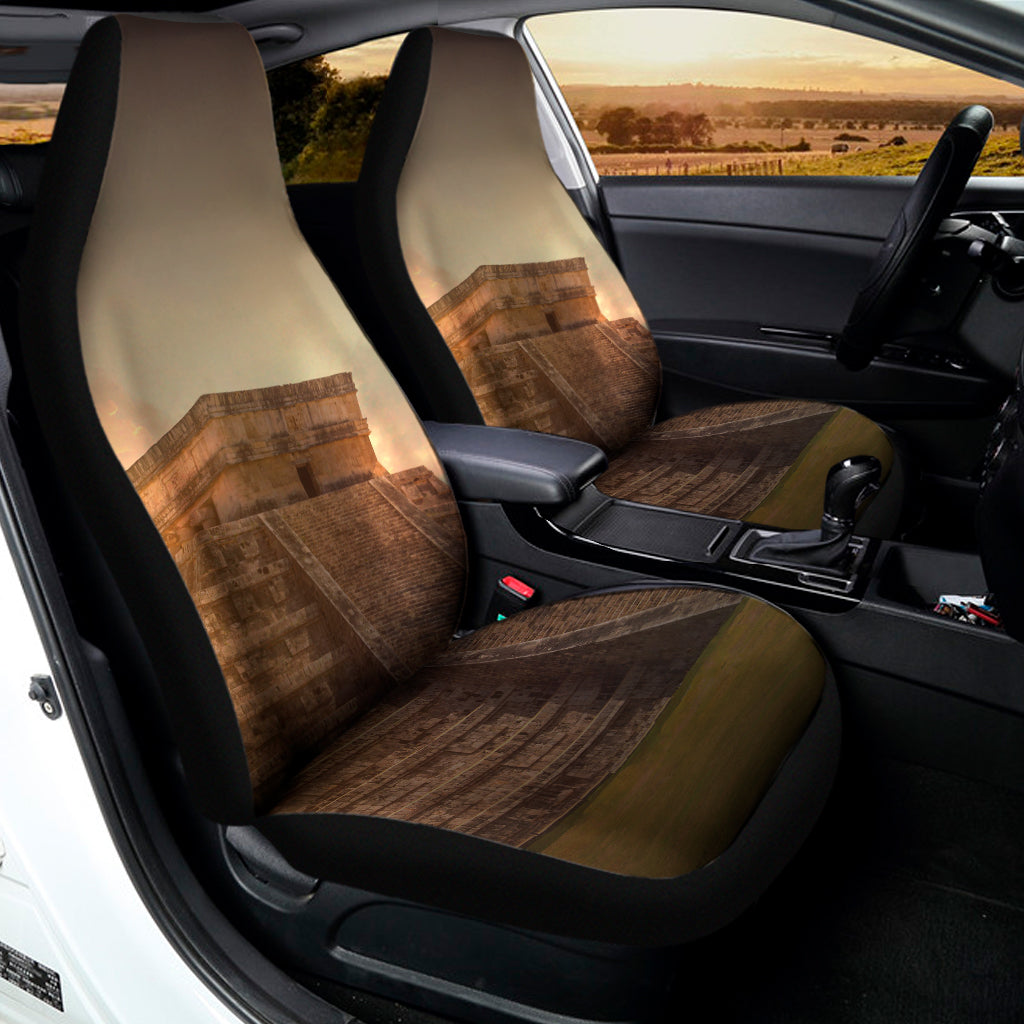 Mayan Pyramid Print Universal Fit Car Seat Covers