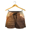 Mayan Pyramid Print Women's Shorts