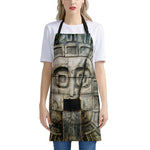 Mayan Stone Print Apron