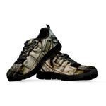 Mayan Stone Print Black Sneakers