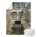 Mayan Stone Print Blanket