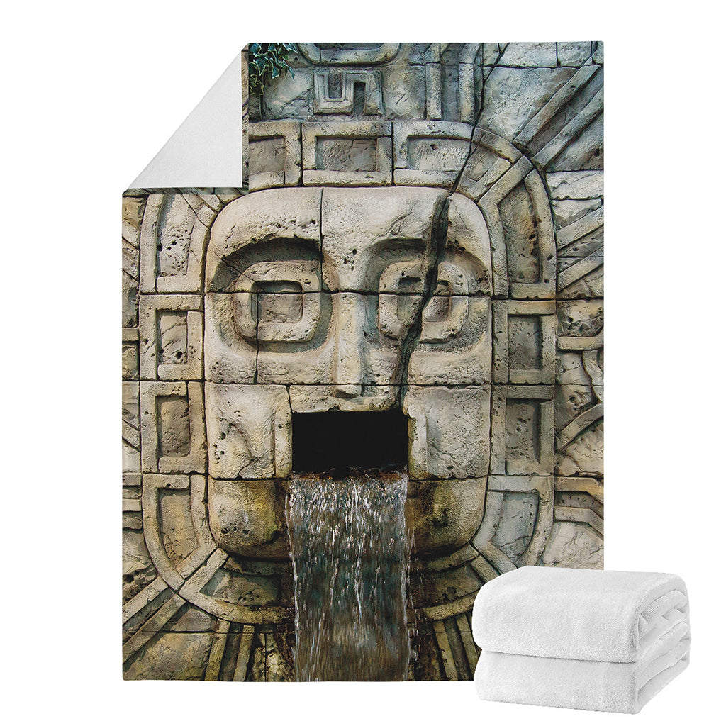 Mayan Stone Print Blanket