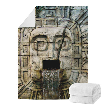 Mayan Stone Print Blanket