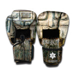 Mayan Stone Print Boxing Gloves