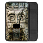 Mayan Stone Print Car Center Console Cover
