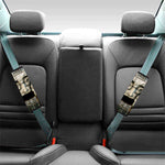 Mayan Stone Print Car Seat Belt Covers