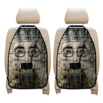 Mayan Stone Print Car Seat Organizers