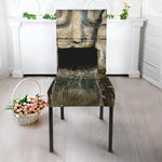 Mayan Stone Print Dining Chair Slipcover