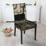 Mayan Stone Print Dining Chair Slipcover