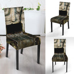 Mayan Stone Print Dining Chair Slipcover