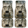Mayan Stone Print Front and Back Car Floor Mats