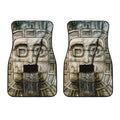 Mayan Stone Print Front Car Floor Mats