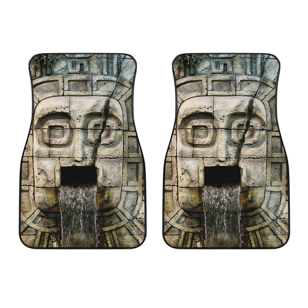 Mayan Stone Print Front Car Floor Mats