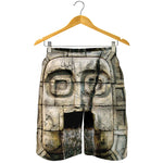 Mayan Stone Print Men's Shorts