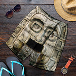 Mayan Stone Print Men's Shorts