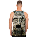 Mayan Stone Print Men's Tank Top