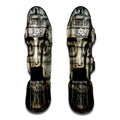 Mayan Stone Print Muay Thai Shin Guards