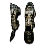 Mayan Stone Print Muay Thai Shin Guard
