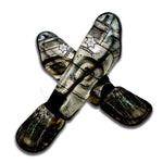 Mayan Stone Print Muay Thai Shin Guard