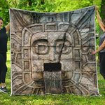 Mayan Stone Print Quilt