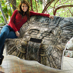Mayan Stone Print Quilt