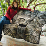 Mayan Stone Print Quilt
