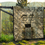 Mayan Stone Print Quilt