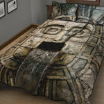 Mayan Stone Print Quilt Bed Set