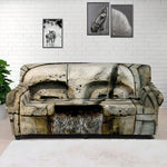 Mayan Stone Print Sofa Cover