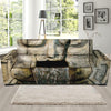 Mayan Stone Print Sofa Slipcover