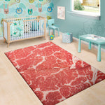 Meat Print Area Rug
