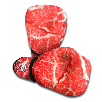 Meat Print Boxing Gloves