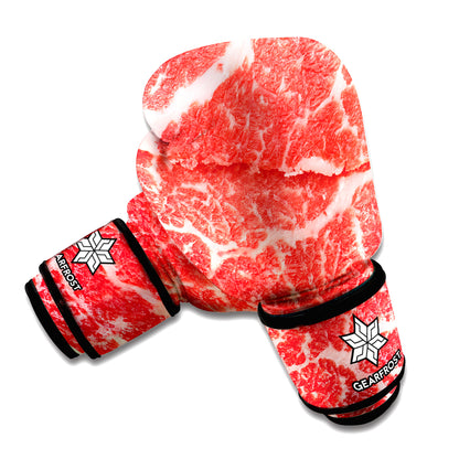 Meat Print Boxing Gloves