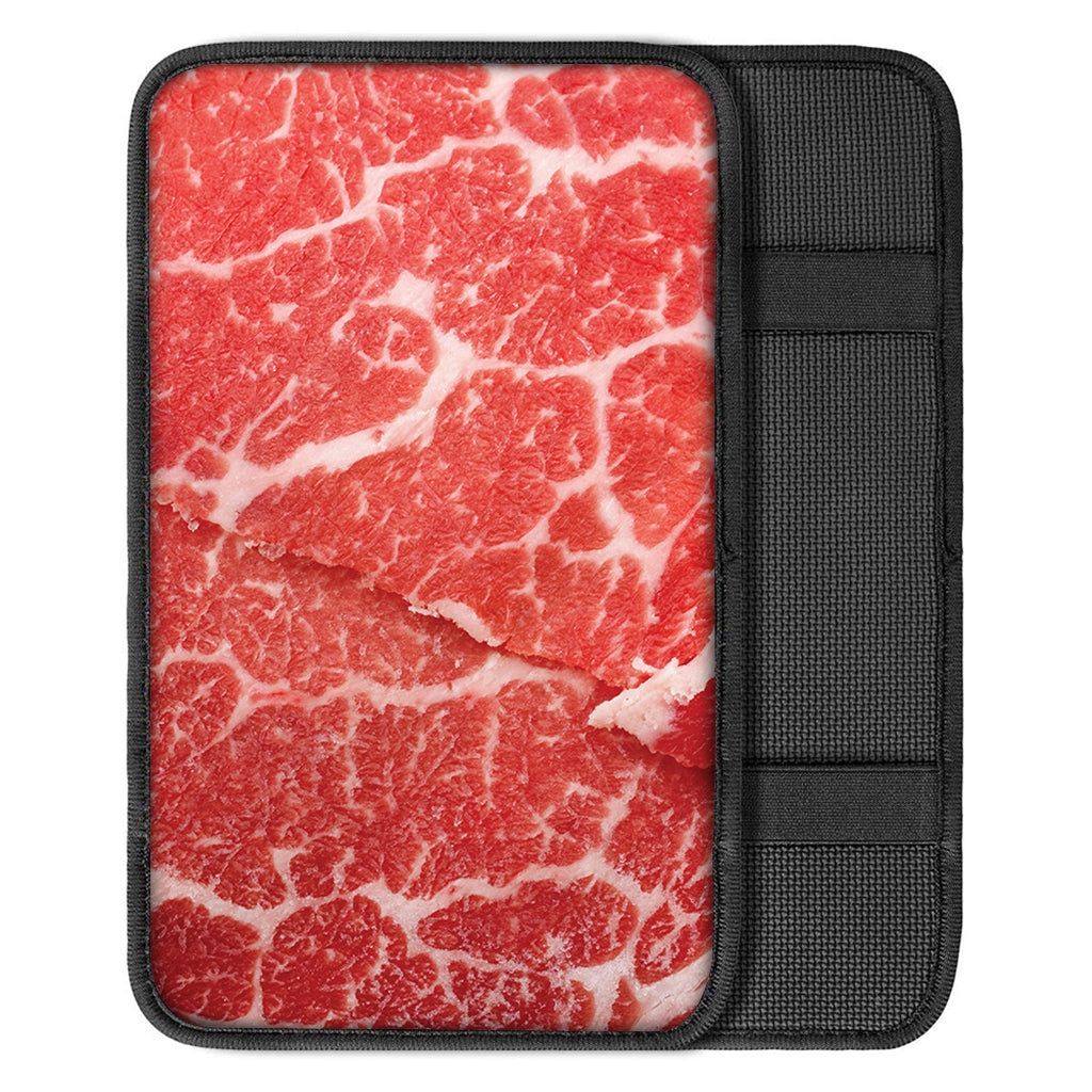 Meat Print Car Center Console Cover