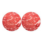 Meat Print Car Coasters